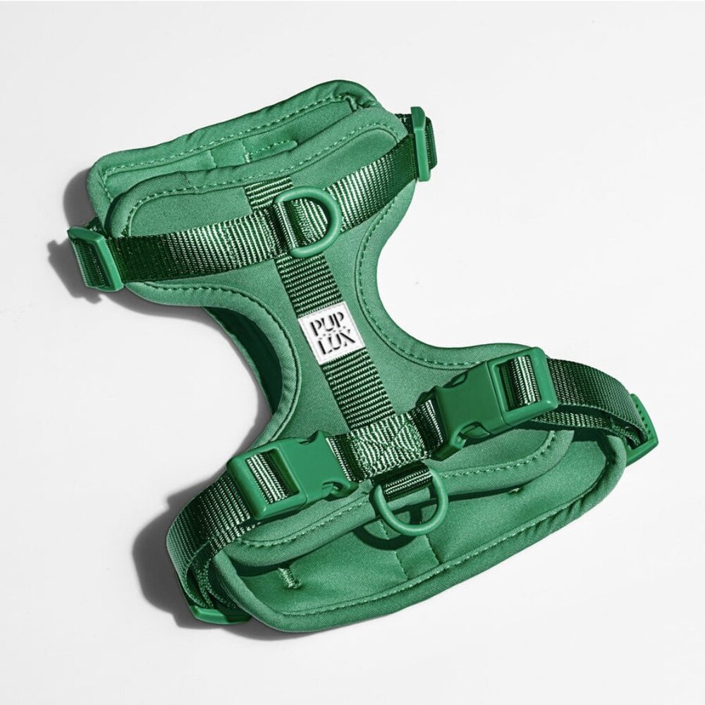 PUP LUX, LLC dog harness in green